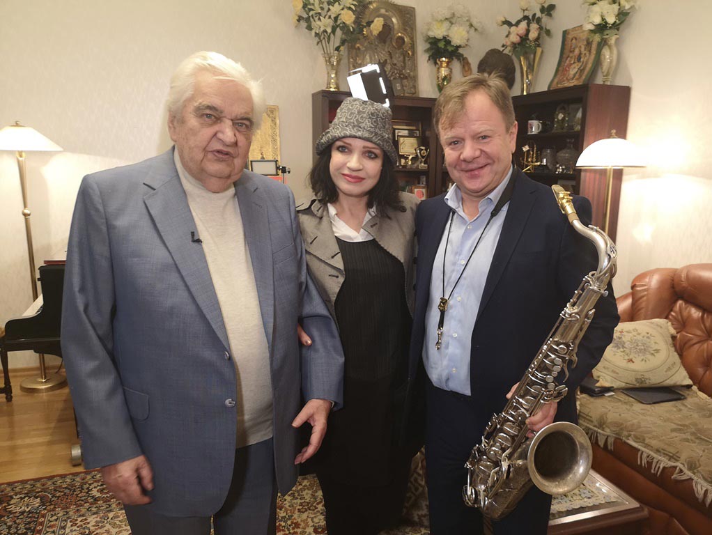 Любаша приняла участие в съемках к юбилею композитора Евгения Крылатова